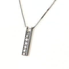 メレダイヤ デザインネックレス ネックレス K14 ダイヤモンド レディース ノンブランドジュエリー 【中古】nbjwl