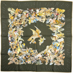 エルメス カレ90 L'INTRUS スカーフ シルク レディース ブランドバッグ・小物 【中古】brbag