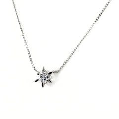 メレダイヤ デザインネックレス ネックレス Pt850 ダイヤモンド レディース ノンブランドジュエリー 【中古】nbjwl