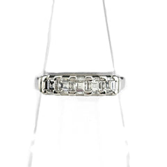 メレダイヤ デザインリング リング 8号 Pt900 ダイヤモンド レディース ノンブランドジュエリー 【中古】nbjwl