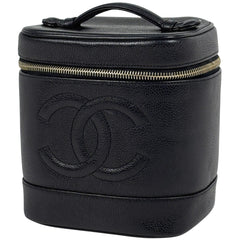 シャネル ココマーク バニティバッグ 化粧ポーチ キャビアスキン A01998 レディース ブランドバッグ・小物 【中古】brbag