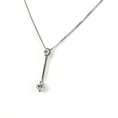 メレダイヤ デザインネックレス ネックレス Pt900 Pt850 ダイヤモンド レディース ノンブランドジュエリー 【中古】nbjwl
