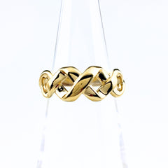 ミキモト メレダイヤ デザインリング リング 10号 750 レディース ブランドジュエリー 【中古】brjwl