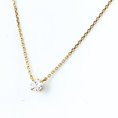 ヨンドシー ダイヤモンド デザインネックレス ネックレス K18 ダイヤモンド レディース ブランドジュエリー 【中古】brjwl