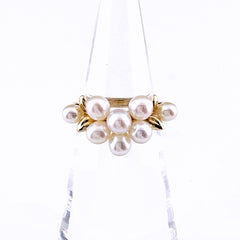 タサキ パール デザインリング リング 6.5号 K18 パール レディース ブランドジュエリー 【中古】brjwl