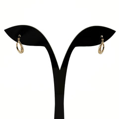 アガット メレダイヤ デザインピアス ピアス K10 ダイヤモンド レディース ブランドジュエリー 【中古】brjwl