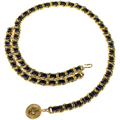 シャネル ココマーク チェーン ベルト GP レザー レディース ブランドバッグ・小物 【中古】brbag