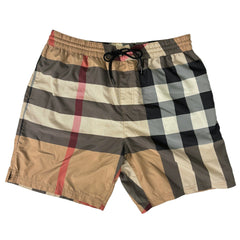 バーバリー チェック スイム ショーツ ボトムス パンツ ポリエステル メンズ ブランドアパレル 【中古】brapp