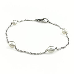 ミキモト パール デザインブレスレット ブレスレット K18 パール レディース ブランドジュエリー 【中古】brjwl