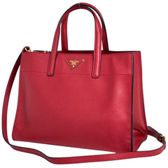 プラダ ロゴプレート トートバッグ トートバッグ サフィアーノレザー BN2603 レディース ブランドバッグ・小物 【中古】brbag