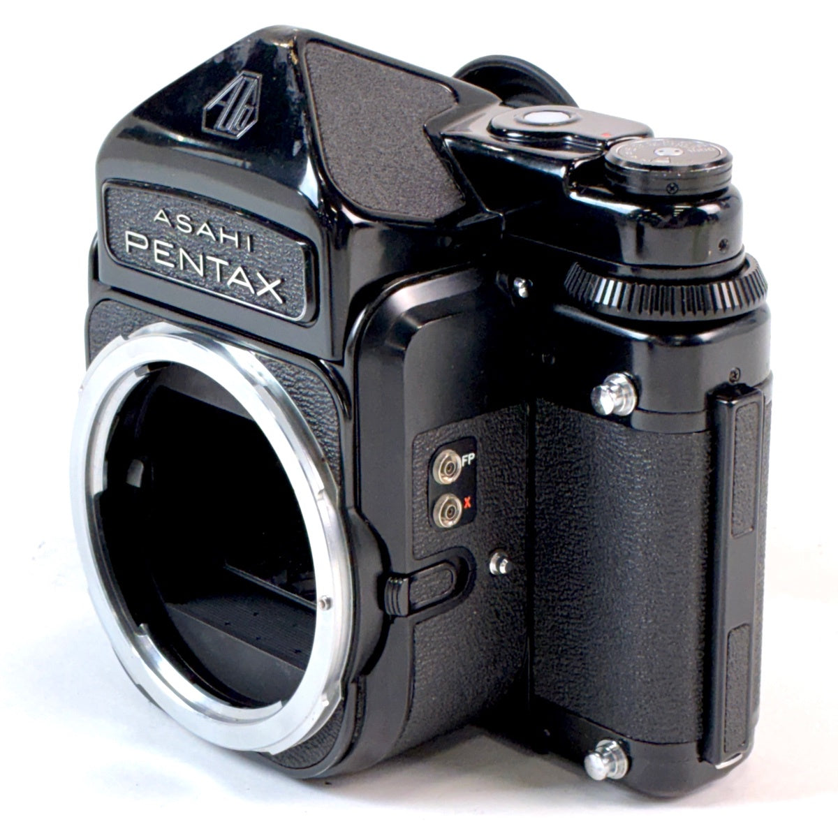 ペンタックス PENTAX 67 ボディ TTLファインダー ウッドグリップ付