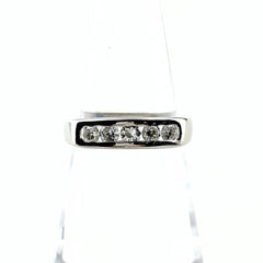 メレダイヤ デザインリング リング 11号 Pt900 ダイヤモンド レディース ノンブランドジュエリー 【中古】nbjwl
