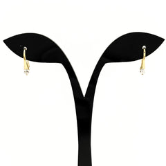 ダイヤモンド デザインピアス ピアス K18 ダイヤモンド ノンブランドジュエリー 【中古】nbjwl