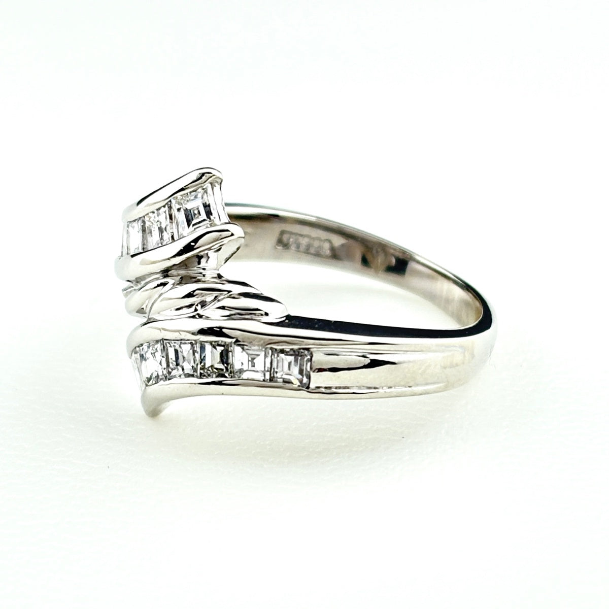 メレダイヤ デザインリング リング 12号 Pt900 ダイヤモンド