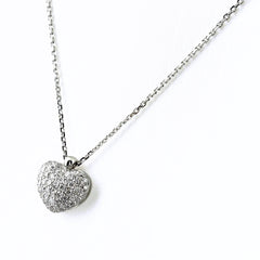 ヴァンドーム青山 ハートモチーフ デザインネックレス ネックレス K18 ダイヤモンド レディース ブランドジュエリー 【中古】brjwl