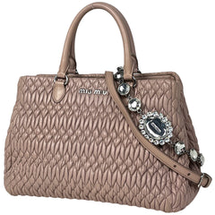 ミュウ ミュウ マテラッセ ハンドバッグ ハンドバッグ レザー レディース ブランドバッグ・小物 【中古】brbag