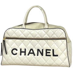 シャネル ロゴ ボストンバッグ ボストンバッグ レザー A05943 レディース ブランドバッグ・小物 【中古】brbag