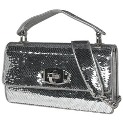 ミュウ ミュウ ロゴ ハンドバッグ スパンコール レディース ブランドバッグ・小物 【中古】brbag
