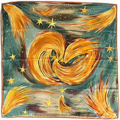 エルメス カレ90 FEUX DU CIEL スカーフ シルク レディース ブランドバッグ・小物 【中古】brbag