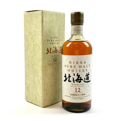 ニッカ 北海道 12年 長期熟成モルト原酒 750ml 国産ウイスキー 酒 【古酒】liqbb【東京都内限定お届け】