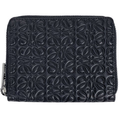 ロエベ アナグラム ラウンドファスナー 財布 レザー レディース ブランドバッグ・小物 【中古】brbag