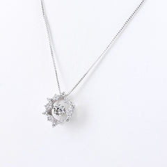 メレダイヤ デザインネックレス ネックレス K18 WG ダイヤモンド レディース ノンブランドジュエリー 【中古】nbjwl