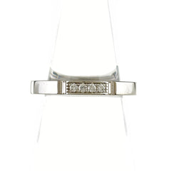 カルティエ マイヨン パンテール ダイヤ リング リング 5号 750 ダイヤモンド レディース ブランドジュエリー 【中古】brjwl