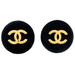 シャネル ココマーク ラウンド イヤリング イヤリング GP スエード レディース ブランドアクセサリー 【中古】bracc