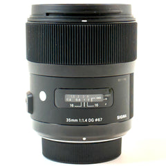 シグマ Art 35mm F1.4 DG HSM (ニコンF用) 一眼カメラ用レンズ（オートフォーカス） カメラ 【中古】cambb