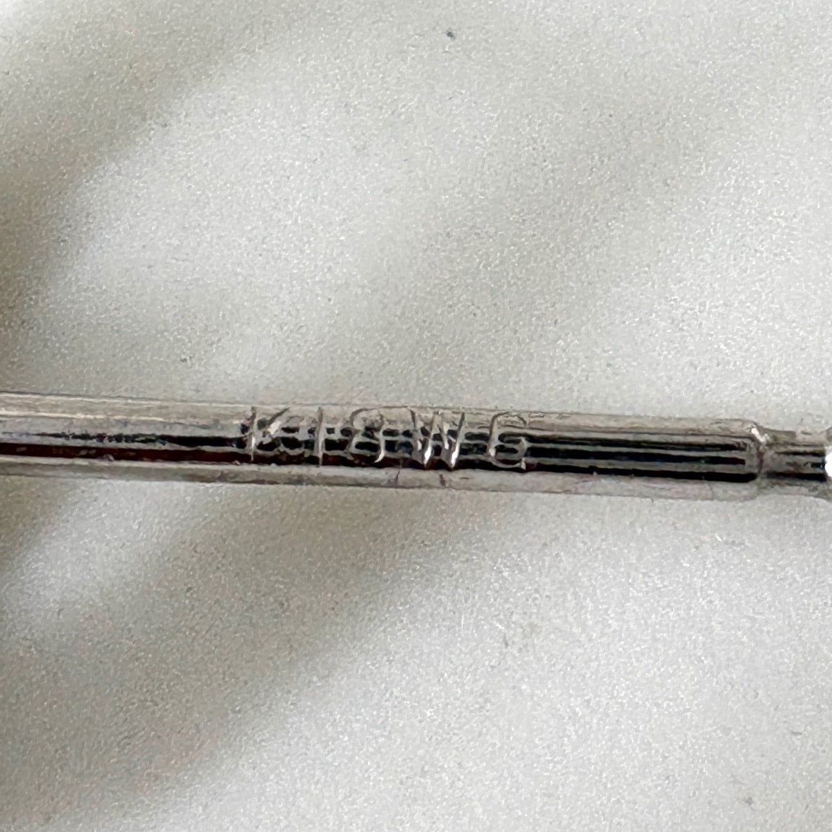 ハートモチーフ デザインピアス ピアス K18 WG ダイヤモンド