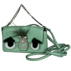 フェンディ マイクロバゲット ショルダーバッグ レザー 8M0354 レディース ブランドバッグ・小物 【中古】brbag