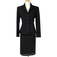 シャネル ココマークボタン スカートスーツ セットアップ スカートスーツ ウール ナイロン レディース ブランドアパレル 【中古】brapp