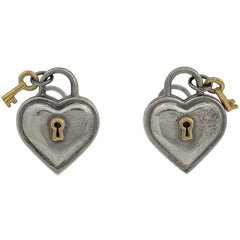 ティファニー ハートロック イヤリング シルバー925 750 レディース ブランドアクセサリー 【中古】bracc