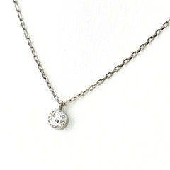 ダイヤモンド デザインネックレス ネックレス Pt850 ダイヤモンド レディース ノンブランドジュエリー 【中古】nbjwl