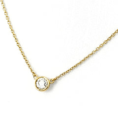 ティファニー バイザヤード ネックレス ネックレス 750 ダイヤモンド レディース ブランドジュエリー 【中古】brjwl