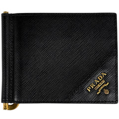 プラダ ロゴ 二つ折り財布 レザー レディース ブランドバッグ・小物 【中古】brbag