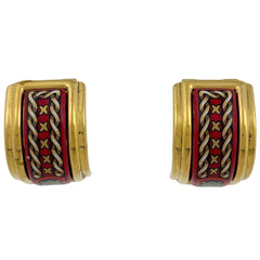 エルメス エマイユ イヤリング GP レディース ブランドアクセサリー 【中古】bracc