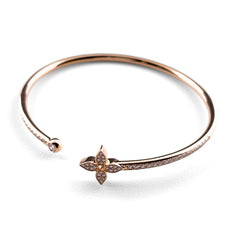 ルイ・ヴィトン ブラスレ ツイスト ブロッサム バングル バングル 750 ダイヤモンド レディース ブランドジュエリー 【中古】brjwl