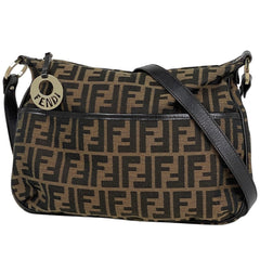 フェンディ ズッカ柄 ショルダーバッグ キャンバス 8BT190 レディース ブランドバッグ・小物 【中古】brbag