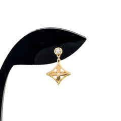 ルイ・ヴィトン モノグラムイディール ピアス ピアス 750 ダイヤモンド レディース ブランドジュエリー 【中古】brjwl