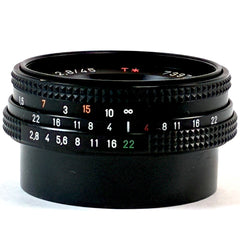 コンタックス Tessar T* 45mm F2.8 MMJ テッサー 一眼カメラ用レンズ（マニュアルフォーカス） カメラ 【中古】cambb