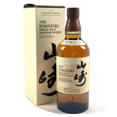 サントリー 山崎 100周年記念 シングルモルト ジャパニーズ 700ml 国産ウイスキー 酒 【古酒】liqbb【東京都内限定お届け】