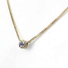ダイヤモンド デザインネックレス ネックレス K18 750 ダイヤモンド レディース ノンブランドジュエリー 【中古】nbjwl