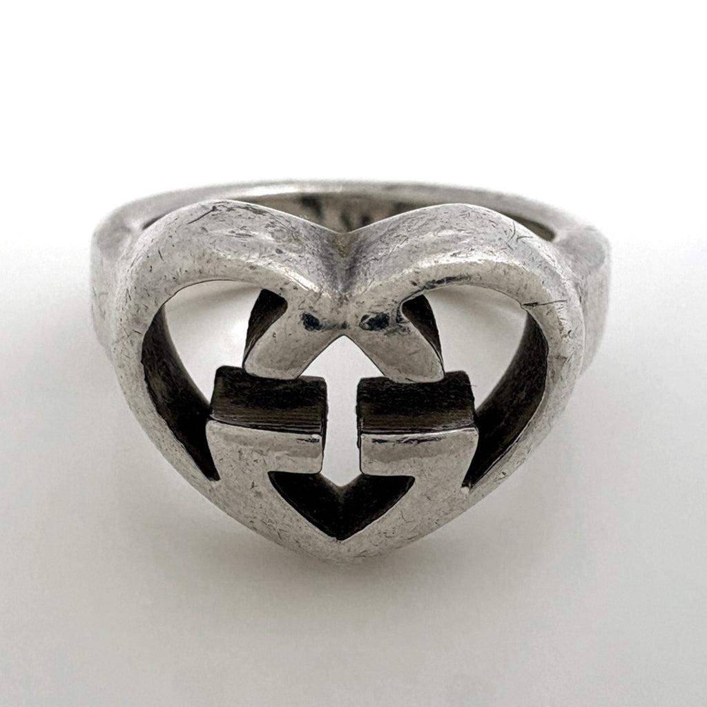 グッチ GGロゴ リング 6号 シルバー925 レディース ブランド