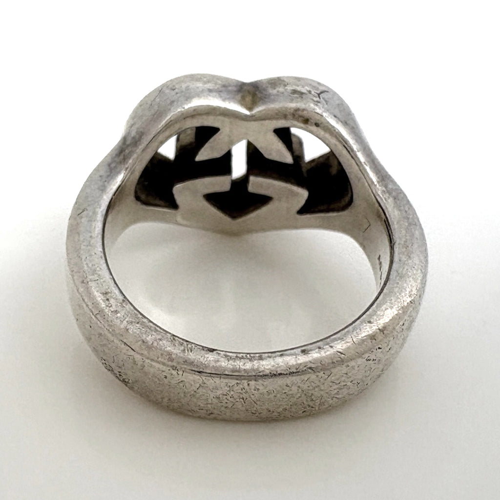 グッチ GGロゴ リング 6号 シルバー925 レディース ブランド