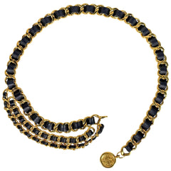 シャネル ココマーク チェーン ベルト GP レザー レディース ブランドバッグ・小物 【中古】brbag