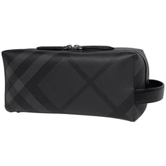 バーバリー チェック柄 セカンドバッグ コーティングキャンバス 4068330 メンズ ブランドバッグ・小物 【中古】brbag