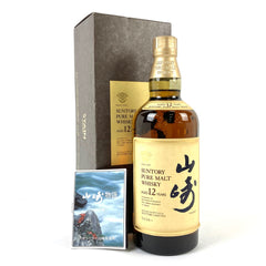 サントリー 山崎 12年 ピュアモルト 華 750ml 国産ウイスキー 酒 【古酒】liqbb【東京都内限定お届け】