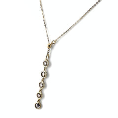 メレダイヤ デザインネックレス ネックレス K18 ダイヤモンド レディース ノンブランドジュエリー 【中古】nbjwl