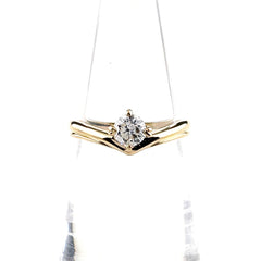 ダイヤモンド デザインリング リング 8.5号 K18 ダイヤモンド レディース ノンブランドジュエリー 【中古】nbjwl